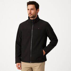 Tommy Hilfiger Black Softshell Jacket Men’s XL